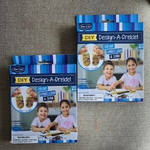DIY Design-A-Dreidel Kit - 2 Sets.  NIB.